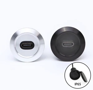 USB C Panel Mount Connector Coupler Adapter IP65 Waterproof USB Type C Connector Female