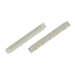LECHUAN 96Pin 3 Row Eurocard Connector DIN41612 2.54mm Pitch Male Plug Straight Copper Contact PCB Nylon Housing 250V 1.5A