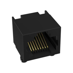 Ethernet RJ45 Connectors Straight through 56 with All Plastic Cat6 Pass through with G/FU Gold Plating No Light Product Category