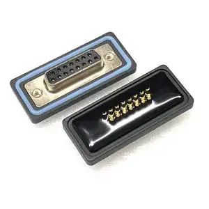 High Power D-sub Waterproof Connector D-SUB 15Pin Female IP67 Waterproof Connector Db 15 Pin for Panel Mount