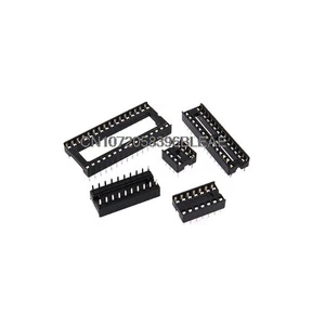 10PCS IC Sockets DIP6 DIP8 DIP14 DIP16 DIP18 DIP20 DIP28 DIP40 Pins Connector DIP Socket 6 8 14 16 18 20 24 28 40 Pin