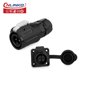 Cnlinko LP16 Aviation Connectors Plastic Connector 2 3 4 5 7 8 9 Pin Waterproof Aviation Plug Connector Cable