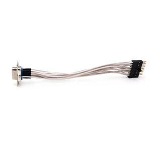 YZlink Custom 15pin D-sub to 2.54mm Female Header Cables All with Molex Connectors