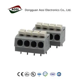 AOSI Wiring Terminal 300V High FS2.5-XX-500-06 Current 804-5.0 High Power Terminal Various Certification Led Terminal Block