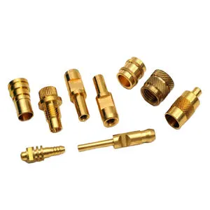 Precision Brass Parts for Automotive Applications Ideal for Fuel Lines Connectors and Engine Components