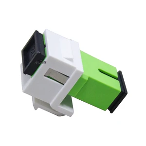 SM SC/APC Fiber Optic Coupler Keystone Jack Modular For Patch Panels And Wall Plates Fiber Optic Cable Adapter