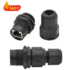 Custom High Quality Rj45 Assembly Connector Audio Ethernet Video Male Female Plug Socket Waterproof Rj45 Quick Connectors