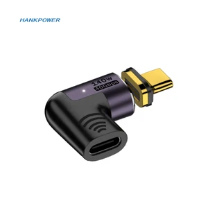 USB4 Magnetic Adapter 140W USB 4.0 Type C Magnetic Charger Connector for Phone Laptop USB C Device Fast Charging Converter