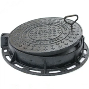 Ductile Iron Manhole Covers Sewer Encasement Maintenance Holes 60x60 Polished/Powder Coated Customizable Color OEM/ODM for
