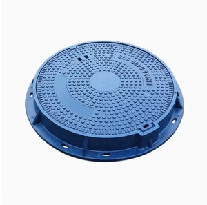 Resin Composite Circular Manhole Cover Eco-Friendly Lightweight Durable Heavy-Duty (200-800kN Load-Bearing) Contemporary Graphic