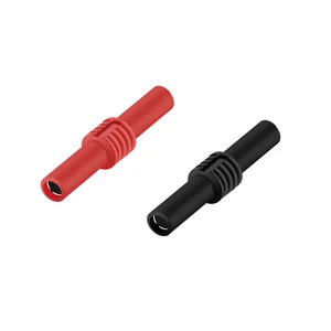 NEW Banana Plug Male-to-Male Banana Adapter for Connecting Red and BLack Conversion Head