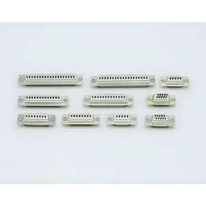 Traditional Half Gold Male & Female Head D-SUB Connectors DB Series in White Glue High Quality D-Sub Connectors