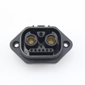 Jbocnt DM60 High Current 100A 2+1+7 Pin Plug Female Socket Plastic Copper Alloy Charging Connector Electric Bike CN/GUA