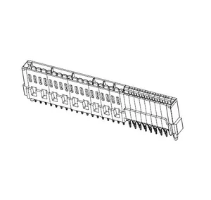 10121506-480020BLF Standard Card Edge Connectors HPCE VT PF REC