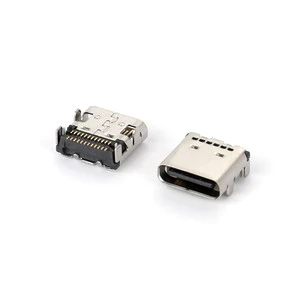 High Quality Fast Charging Type c Connector Copper PIN Type c Female 24pin Type c USB Connector Supported 5A High Current