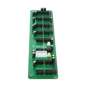 PC Server Backplane Circuit Board 7Pin/15pin/ Power Supply 3pin Fan Header HDD Adapter 8*SFF 8639 PCIe HDD Adapter Motherboard
