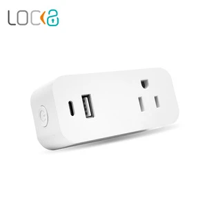 US Smart WiFi Socket 16A Universal Power Plug Outlet With USB Port For Home Automation