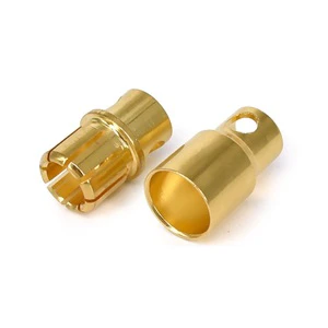 Gold Plated 8.0mm Bullet Banana Plug Connector Male Female for ESC Motor