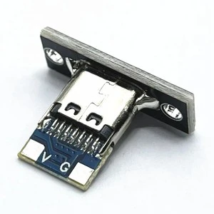 JRC-C009 USB 3.1 Type C Socket With Screw fixing plate Type-C USB Jack 3.1 Type-C 2Pin Female Connector Jack
