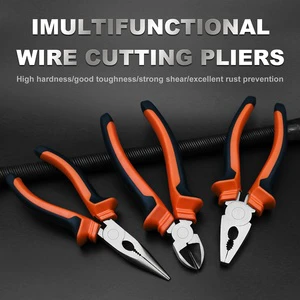 3 Piece DIY Industrial Grade Pliers Set Includes 8