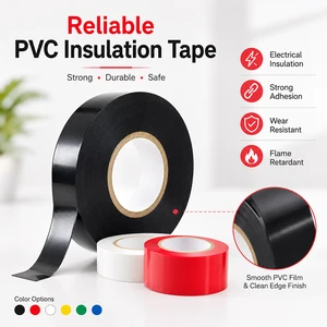 Electrical Tape Roll PVC Insulation Tape Waterproof for Wire Harness and Cable Protection