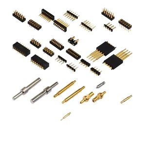 Soulin 36-Pin Straight 3x12pin Gold-Plated Male Type PCB Connector 2.54mm Pin Header 16P Brass Contacts USB Connectors