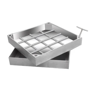 Professional Design Stainless Steel Galvanized Manhole Covers Durable Roadway Product Made of Aluminum Alloy and Carbon Steel