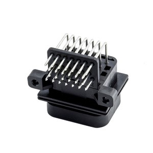 Jiefond Customized Vehicle Fuel Injection Wire Harness ECU Connector 9-6437287-9 Male/Female 6A IP67 Board Mezzanine Connectors