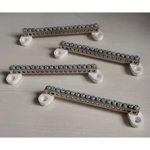 Brass Neutral Link Terminal for Electrical Distribution Board High Conductivity Durable Safe Power Connection Panel Wiring