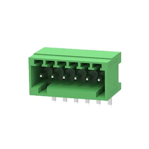 Top Sale Plug-In Terminal Blocks 6-Pole 21-30 AWG Copper Alloy Push-In Connection for & ROHS Certified