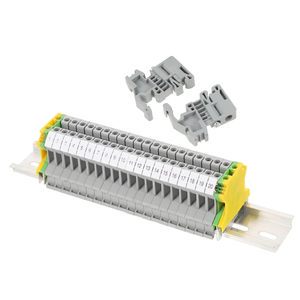 Custom UK2.5B 2.5mm Screws Din Rail Electric Cable 2.5mm2 Din Terminal Block Connectors Uk