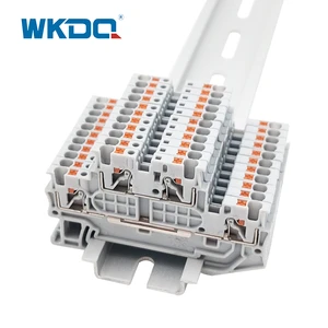 Double Level Feed Through Terminal Block