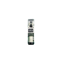 RJ45 Toolless Shielded Ethernet Network Female Connector 8 Pin For Cat 8 8P8C Male Modular Plug