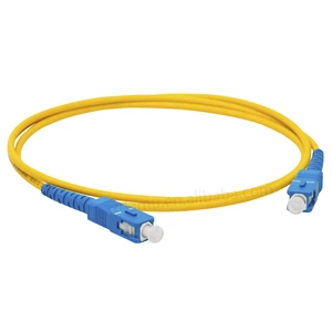 DAMU SC/UPC to SC UPC Singlemode G652D Fiber Patch Cord 0.9/2.0/3.0mm Simplex PVC LSZH Optical Jumper Cable