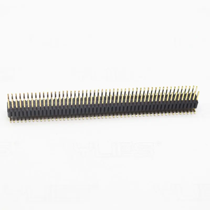 High Quality Pcb Connector Male 1.27*2.54mm Positions 02P-50P Double Row Pin Single Plastic SMT Pin Header Connector