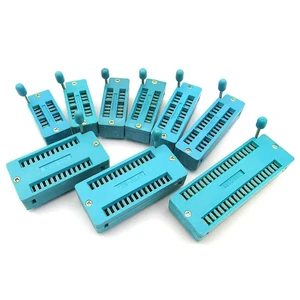 2pcs/lot IC lock seat zif socket Test Universal zif sockets 14Pin/16Pin/18Pin/20Pin/24Pin/28Pin/40Pin 14P/16P/18P/20P/24/