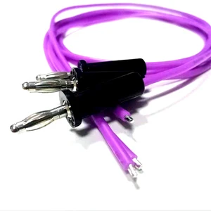OEM Factory price High quality banana connector with silicone cable