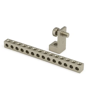 Industrial Brass Neutral Link Bar and Multi Way Terminal Block for Electrical Panel Board Grounding and Power Distribution
