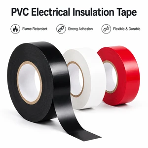 PVC Electrical Insulation Tape Flame Retardant Waterproof Tape Roll for Wire Repair