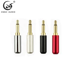YIVO XSSH Audio HIFI Connectors Slim 3.5mm Mono Jack Plated Gold Plug Wholesale Mini Earphone Microphone Aux TS Connector 7.9mm
