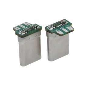 USB Type C 16 Pin Jack 3 Pad Vertical DIP Fast Charging Port 2.0 C Male Connector with PC Board