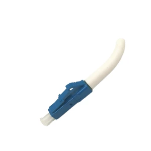 Short Boot 45 Degree LC PC Optical Connector Fiber Optic LC Connector