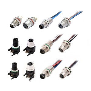 Industrial Camera Baumer USB 3.0 to M8 Waterproof IP68 Cable Connector with Gold Plating 4 a Male/Female PC Housing