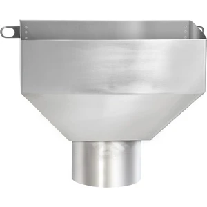 Rainwater Funnel Gutter Downspout Side Drain Corrosion Resistant Durable Quick Drainage Pipe Tank Drainage System