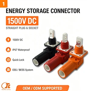 High Power Connector 1500V Energy Storage Terminal Connector 120A 100A 70A Lithium Battery Connector For Energy Storage System