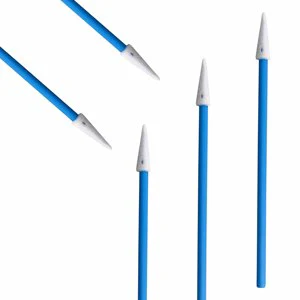 76mm Pointy Foam Swab - Lint-Free - for PCB Vias, Connector Pins, Capacitor Gaps & BGA Voids - Abrasion-Free