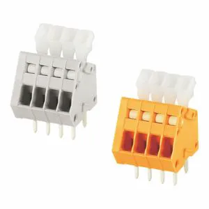 PCB Screwless Spring Terminal Block 2.5/2.54mm Screwless Terminal Connector With Button