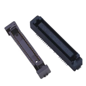 Soulin 50 Position Rectangular Plug Connector 0.8mm Pitch Male Pin Contact Board to Board & Mezzanine Connectors Wire Wrap