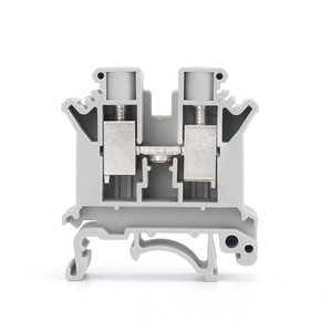 UK 10N UK10N Feed Through Terminal Block 10mm2 Screw Connection Power Connector DIN Rail Terminal Block Industrial Control