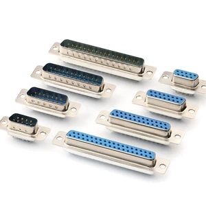 DB9 DB15 DB25 DB37 Female Male PCB Mount serial port Connector Solder Type RS232 serial port socket D-SUB adapter 9/15/25/37pin
